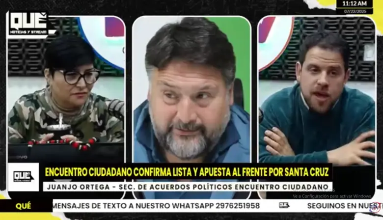 Encuentro Ciudadano confirma participación en el Frente "Por Santa Cruz" para las próximas elecciones